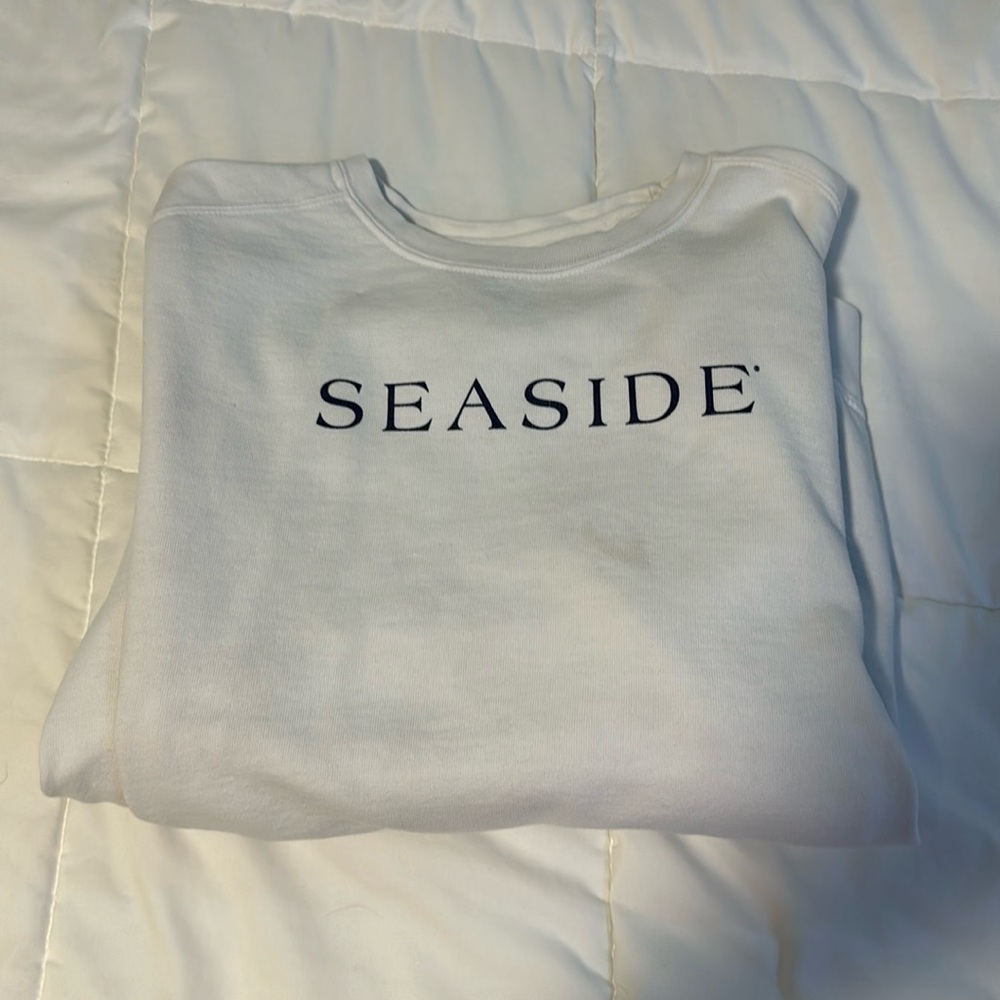 Seaside White Crewneck